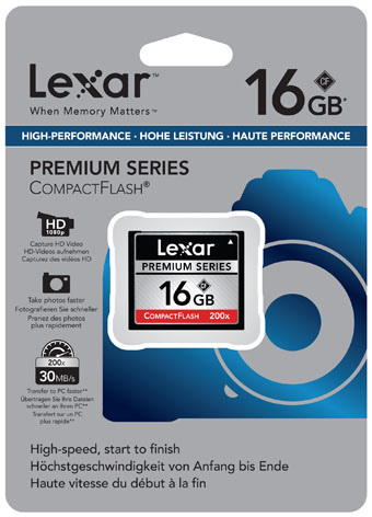 Lexar Premium Compact Flash 16GB